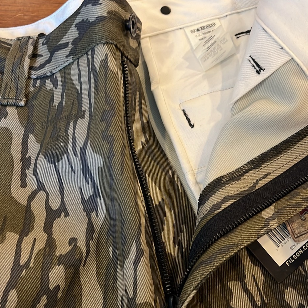 Filson Rugged Twill Utility Pants Mossy Oak Camo Camouflage Men’s Size 34x34 - Picture 7 of 13